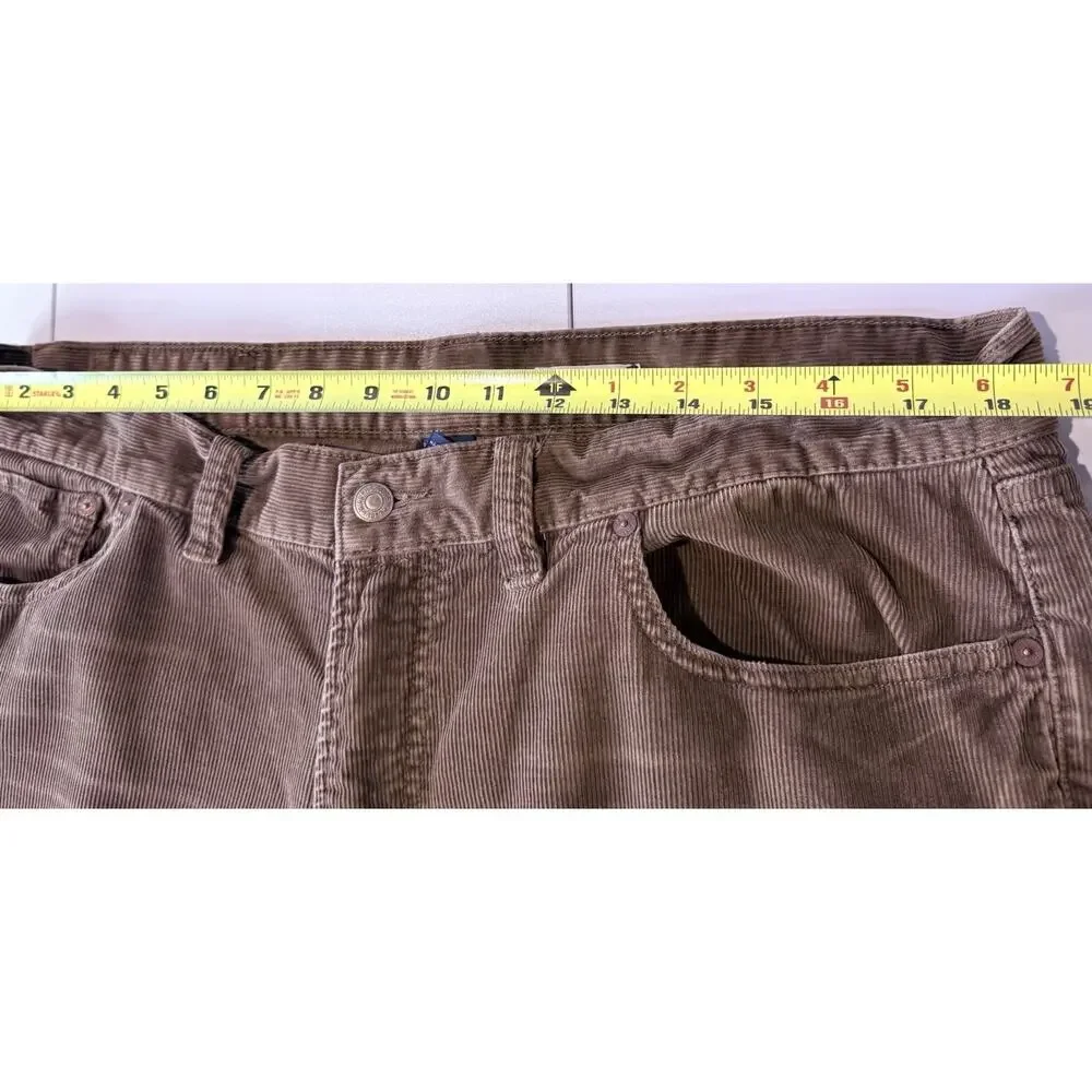Vtg Polo Ralph Lauren Corduroy Pants Mens 38x30 Tan Straight 5-Pocket Gorpcore